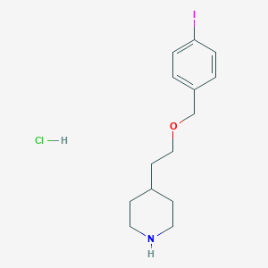 4-{2-[(4-Iodobenzyl)oxy]ethyl}piperidinehydrochlorideͼƬ