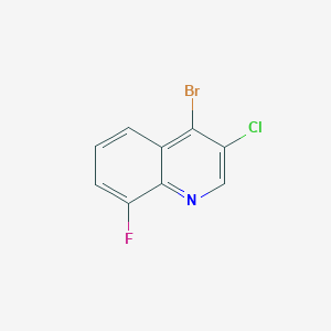 4-Bromo-3-chloro-8-fluoroquinolineͼƬ