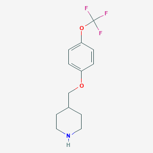 4-{[4-(Trifluoromethoxy)phenoxy]methyl}piperidineͼƬ