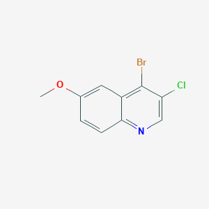 4-Bromo-3-chloro-6-methoxyquinolineͼƬ