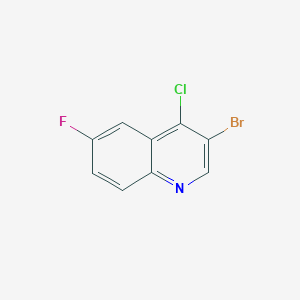 3-Bromo-4-chloro-6-fluoroquinolineͼƬ