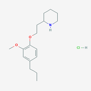 2-[2-(2-Methoxy-4-propylphenoxy)ethyl]piperidinehydrochlorideͼƬ