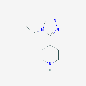 4-(4-Ethyl-4H-1,2,4-triazol-3-yl)piperidineͼƬ