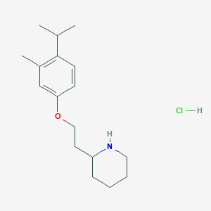 2-[2-(4-Isopropyl-3-methylphenoxy)ethyl]-piperidine hydrochlorideͼƬ