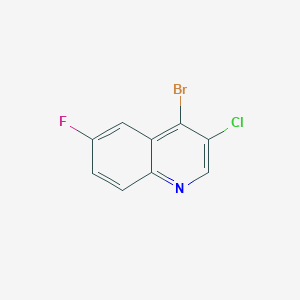 4-Bromo-3-chloro-6-fluoroquinolineͼƬ