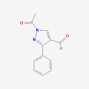 1-Acetyl-3-phenyl-1H-pyrazole-4-carbaldehydeͼƬ