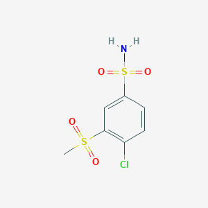 4-chloro-3-methanesulfonylbenzene-1-sulfonamideͼƬ