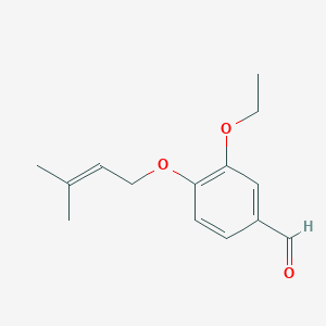 3-Ethoxy-4-[(3-methyl-2-buten-1-yl)oxy]-benzaldehydeͼƬ