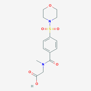 N-Methyl-N-[4-(morpholin-4-ylsulfonyl)benzoyl]glycineͼƬ