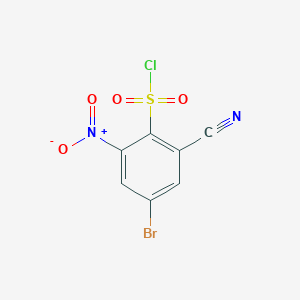 4-Bromo-2-cyano-6-nitrobenzenesulfonyl chlorideͼƬ