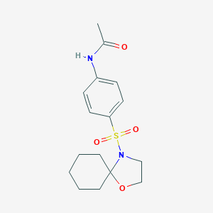 N-[4-(1-oxa-4-azaspiro[4,5]dec-4-ylsulfonyl)phenyl]acetamideͼƬ