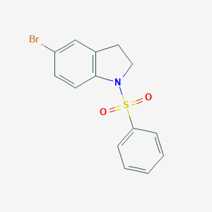 5-bromo-1-(phenylsulfonyl)indolineͼƬ