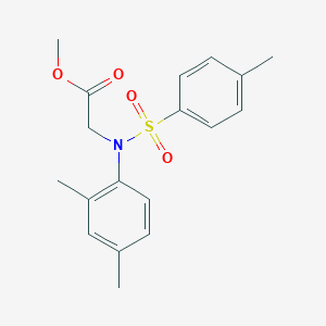 Methyl N-(2,4-dimethylphenyl)-N-[(4-methylphenyl)sulfonyl]glycinateͼƬ