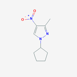 1-cyclopentyl-3-methyl-4-nitro-1H-pyrazoleͼƬ