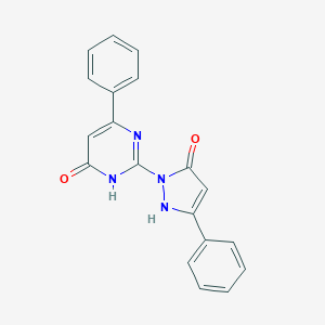 2-(5-oxo-3-phenyl-2,5-dihydro-1H-pyrazol-1-yl)-6-phenyl-4(3H)-pyrimidinoneͼƬ