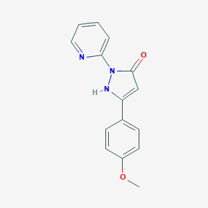 3-(4-methoxyphenyl)-1-pyridin-2-yl-1H-pyrazol-5-olͼƬ