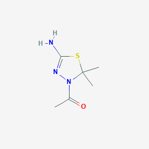 1-(5-Amino-2,2-dimethyl-[1,3,4]thiadiazol-3-yl)-ethanoneͼƬ