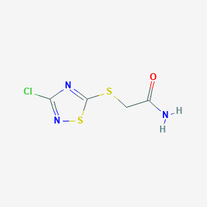 2-(3-Chloro-1,2,4-thiadiazol-5-ylthio)acetamide图片