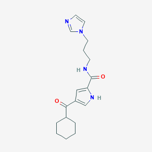 4-(Cyclohexylcarbonyl)-N-[3-(1H-imidazol-1-yl)propyl]-1H-pyrrole-2-carboxamideͼƬ