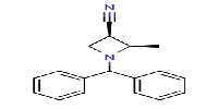 cis-1-(diphenylmethyl)-2-methylazetidine-3-carbonitrileͼƬ