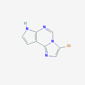 3-BROMO-7H-IMIDAZO[1,2-C]PYRROLO[3,2-E]PYRIMIDINEͼƬ