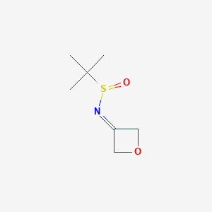 2-Methyl-N-(oxetan-3-ylidene)propane-2-sulfinamideͼƬ