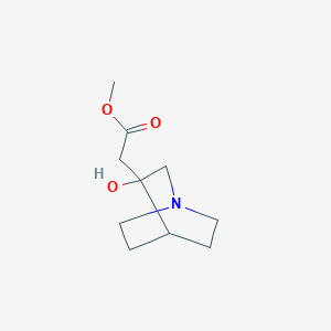 methyl2-{3-hydroxy-1-azabicyclo[2,2,2]octan-3-yl}acetateͼƬ