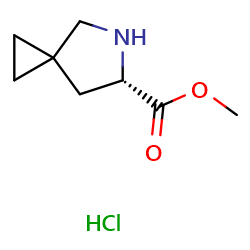 methyl(6S)-5-azaspiro[2,4]heptane-6-carboxylatehydrochlorideͼƬ