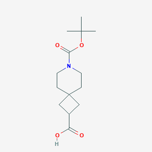 7-(Tert-butoxycarbonyl)-7-azaspiro[3,5]nonane-2-carboxylicacidͼƬ