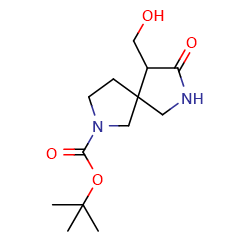 tert-butyl9-(hydroxymethyl)-8-oxo-2,7-diazaspiro[4,4]nonane-2-carboxylateͼƬ