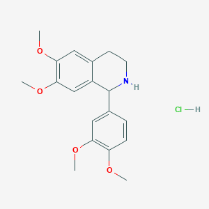 1-(3,4-Dimethoxyphenyl)-6,7-dimethoxy-1,2,3,4-tetrahydroisoquinoline hydrochlorideͼƬ