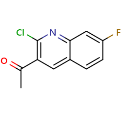 1-(2-chloro-7-fluoroquinolin-3-yl)ethan-1-oneͼƬ