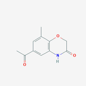 6-Acetyl-8-methyl-2H-benzo[b][1,4]oxazin-3(4H)-oneͼƬ