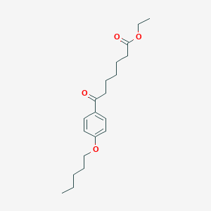 ethyl 7-oxo-7-(4-pentyloxyphenyl)heptanoateͼƬ