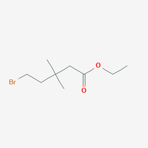 Ethyl 5-bromo-3,3-dimethylpentanoateͼƬ