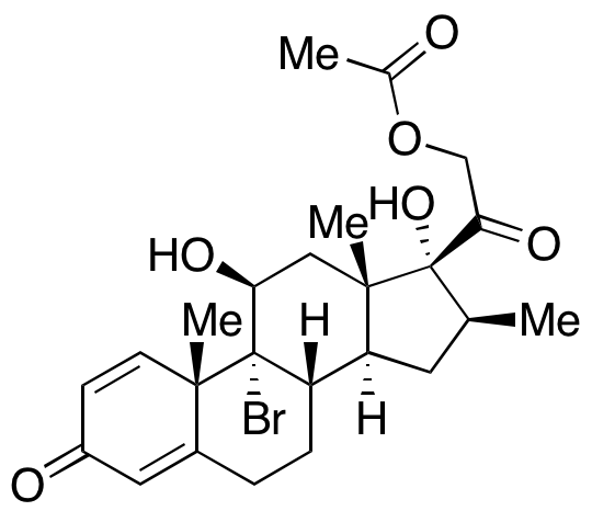 9-Bromo-11,17,21-trihydroxy-16-methyl-pregna-1,4-diene-3,20-dione 21-AcetateͼƬ