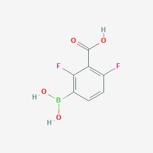 3-Carboxy-2,4-difluorophenylboronic acidͼƬ