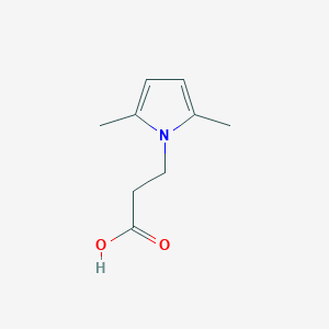 3-(2,5-Dimethyl-1H-pyrrol-1-yl)propanoic acidͼƬ