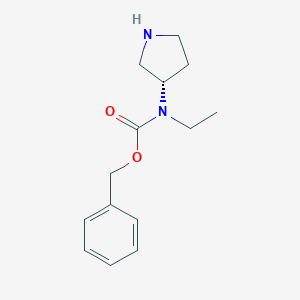 Ethyl-(S)-pyrrolidin-3-yl-carbamic acid benzyl esterͼƬ