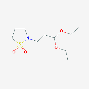 2-(3,3-diethoxypropyl)-1,2-thiazolidine-1,1-dioneͼƬ