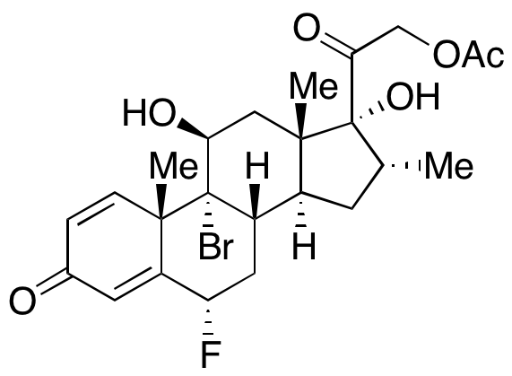 9-Bromo-6α-fluoro-11β,17,21-trihydroxy-16α-methyl-pregna-1,4-diene-3,20-dione 21-Acetate图片