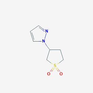 3-(1H-pyrazol-1-yl)-1lambda6-thiolane-1,1-dioneͼƬ