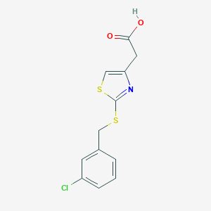 {2-[(3-chlorobenzyl)thio]-1,3-thiazol-4-yl}acetic acidͼƬ