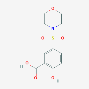 2-hydroxy-5-(morpholin-4-ylsulfonyl)benzoic acidͼƬ