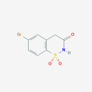 6-Bromo-3,4-dihydro-2h-1,2-benzothiazine-1,1,3-trioneͼƬ