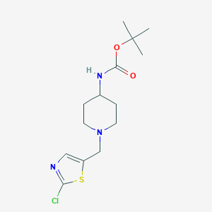 [1-(2-Chloro-thiazol-5-ylmethyl)-piperidin-4-yl]-carbamic acid tert-butyl esterͼƬ