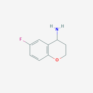 6-氟苯并二氢吡喃-4-胺图片