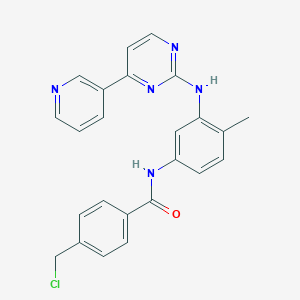 N-[4-Methyl-3-(4-pyridin-3-yl-pyrimidin-2-ylamino)-phenyl]-4-chloromethyl BenzamideͼƬ