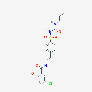 1-Butyl-3-[[4-[2-[(5-chloro-2-methoxybenzoyl)amino]ethyl]phenyl] Sulfonyl Urea图片