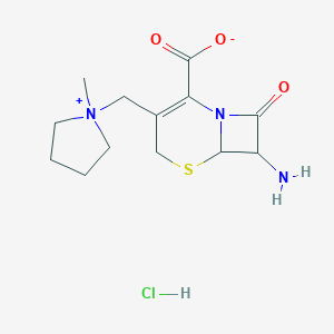 1-[[(6R,7R)-7-Amino-2-carboxy-8-oxo-5-thia-1-azabicyclo[4,2,0]oct-2-en-3-yl]methyl]-1-methylpyrrolidinium ChlorideͼƬ